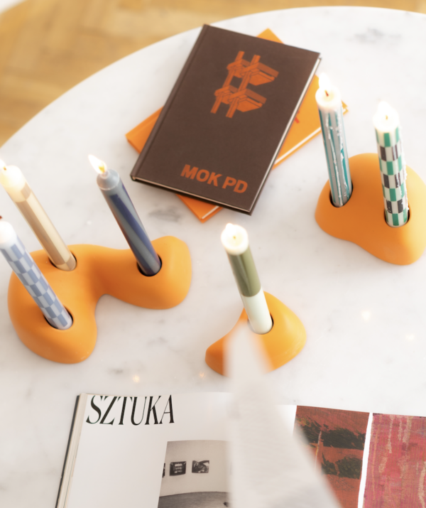 Zestaw świeczników Orange